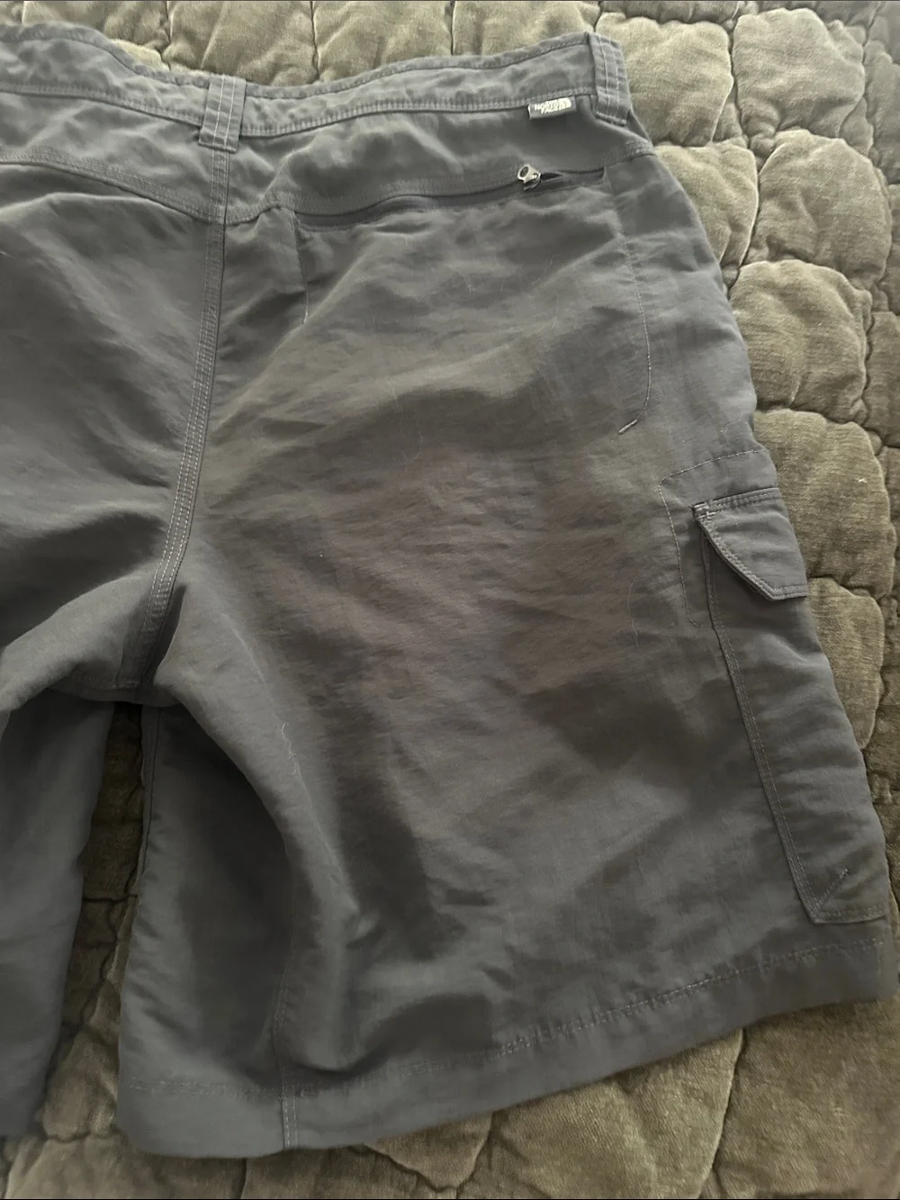 The North Face Men's Cargo Shorts — Dark Gray size 38; 9 1/2 inseam